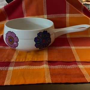 70’s Villeroy & Boch Prilflower Decor Casserole/Soup with Handle!